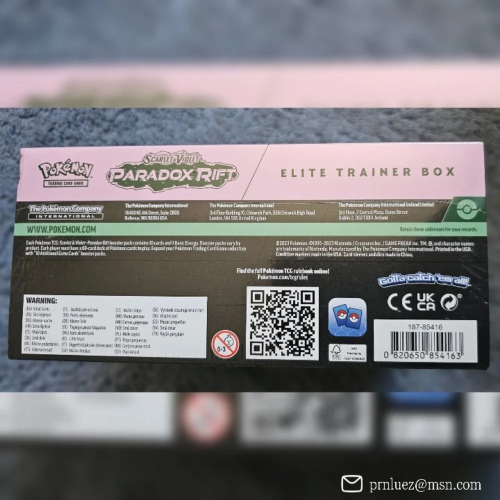 Pokemon TCG: Scarlet & Violet Paradox Rift Elite Trainer Box - Picture 6 of 8